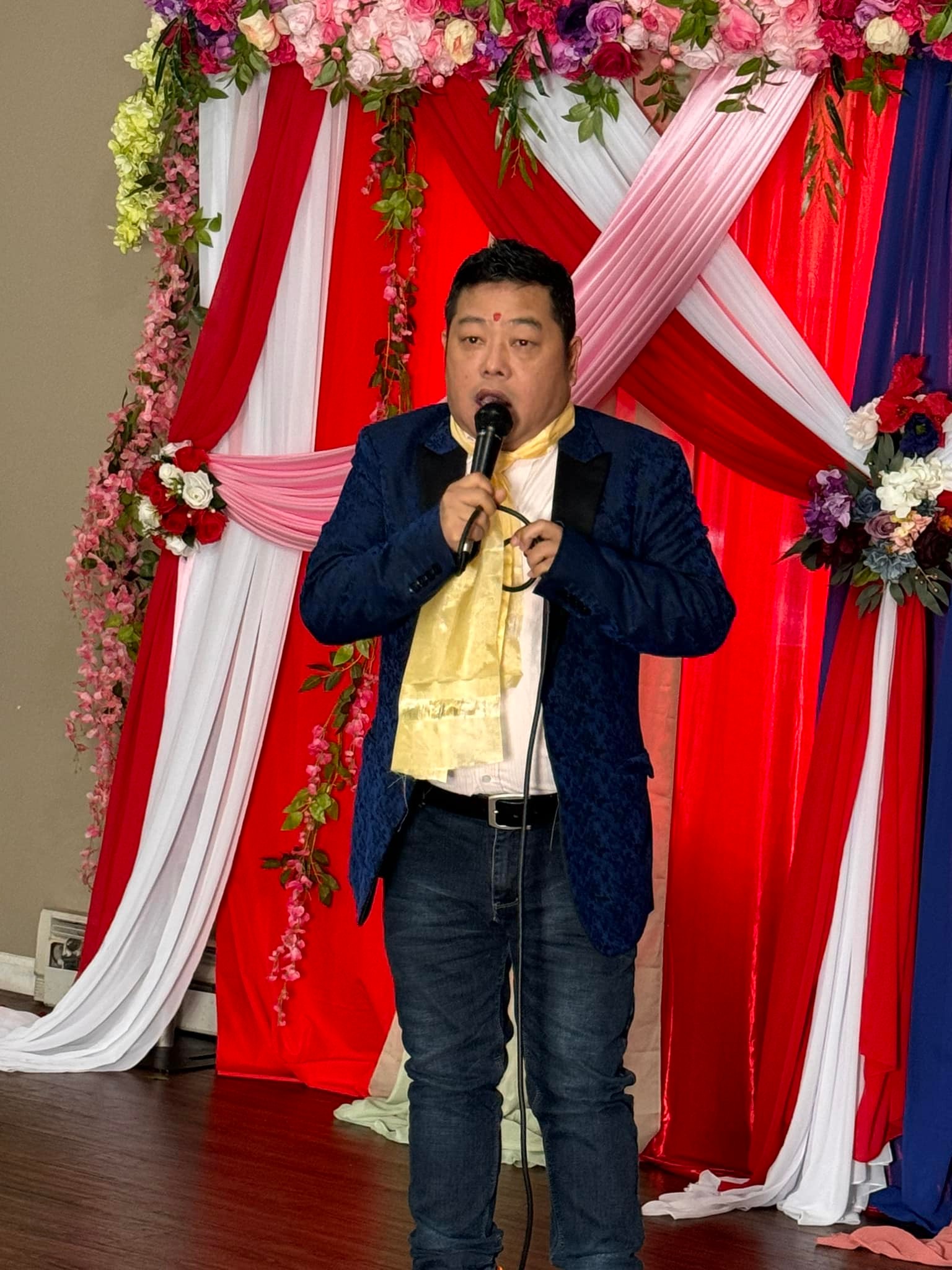 Kiran Pele performing